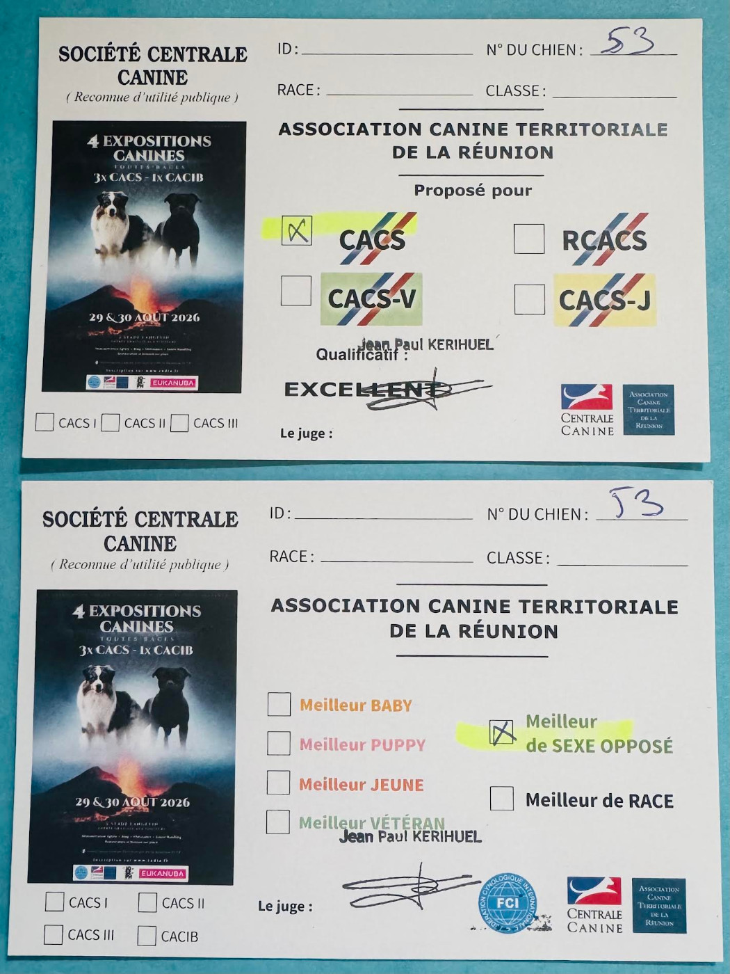 Exposition Canine Circuit de Langevin